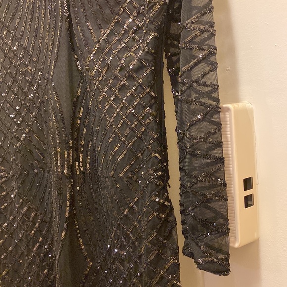 Black sequence dress - Picture 3 of 6